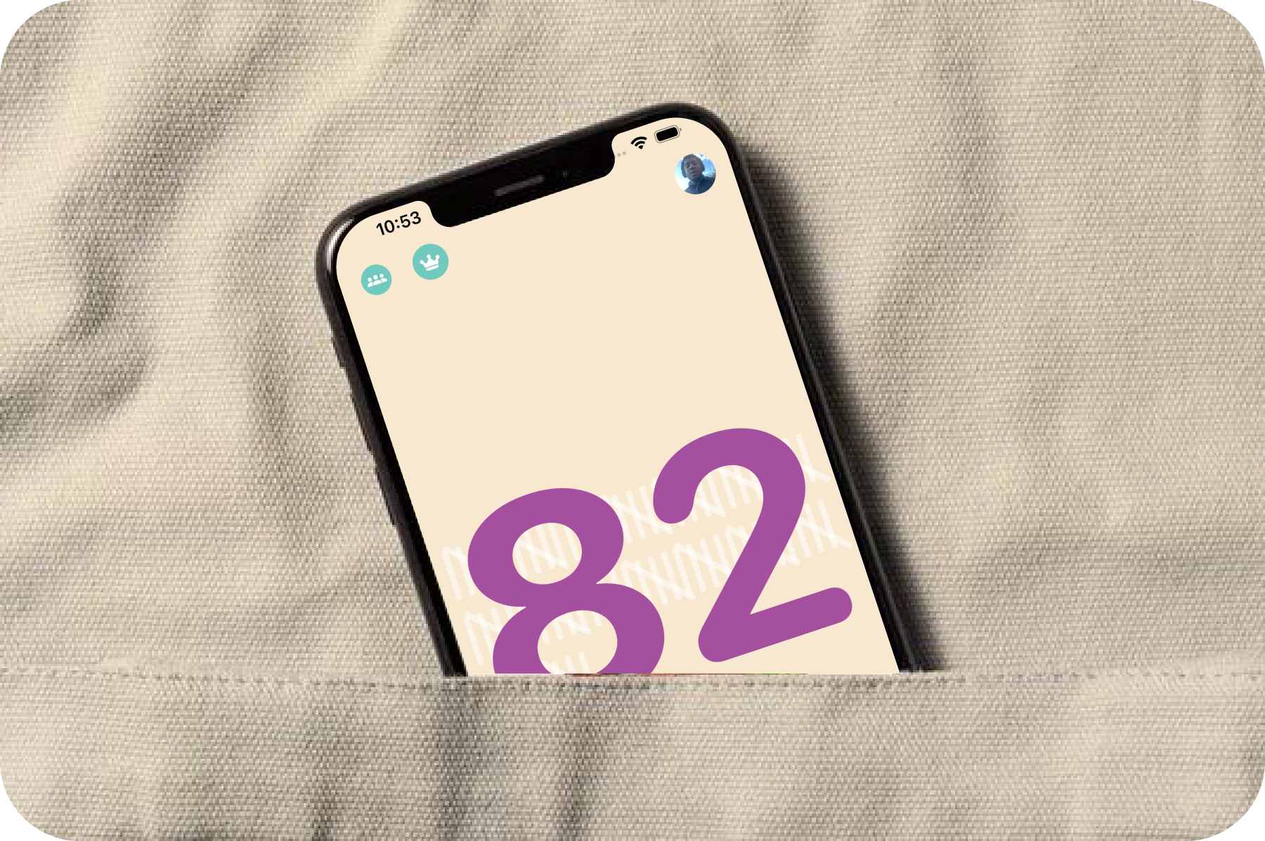 Taco Tally app on iPhone showing taco count and leaderboard